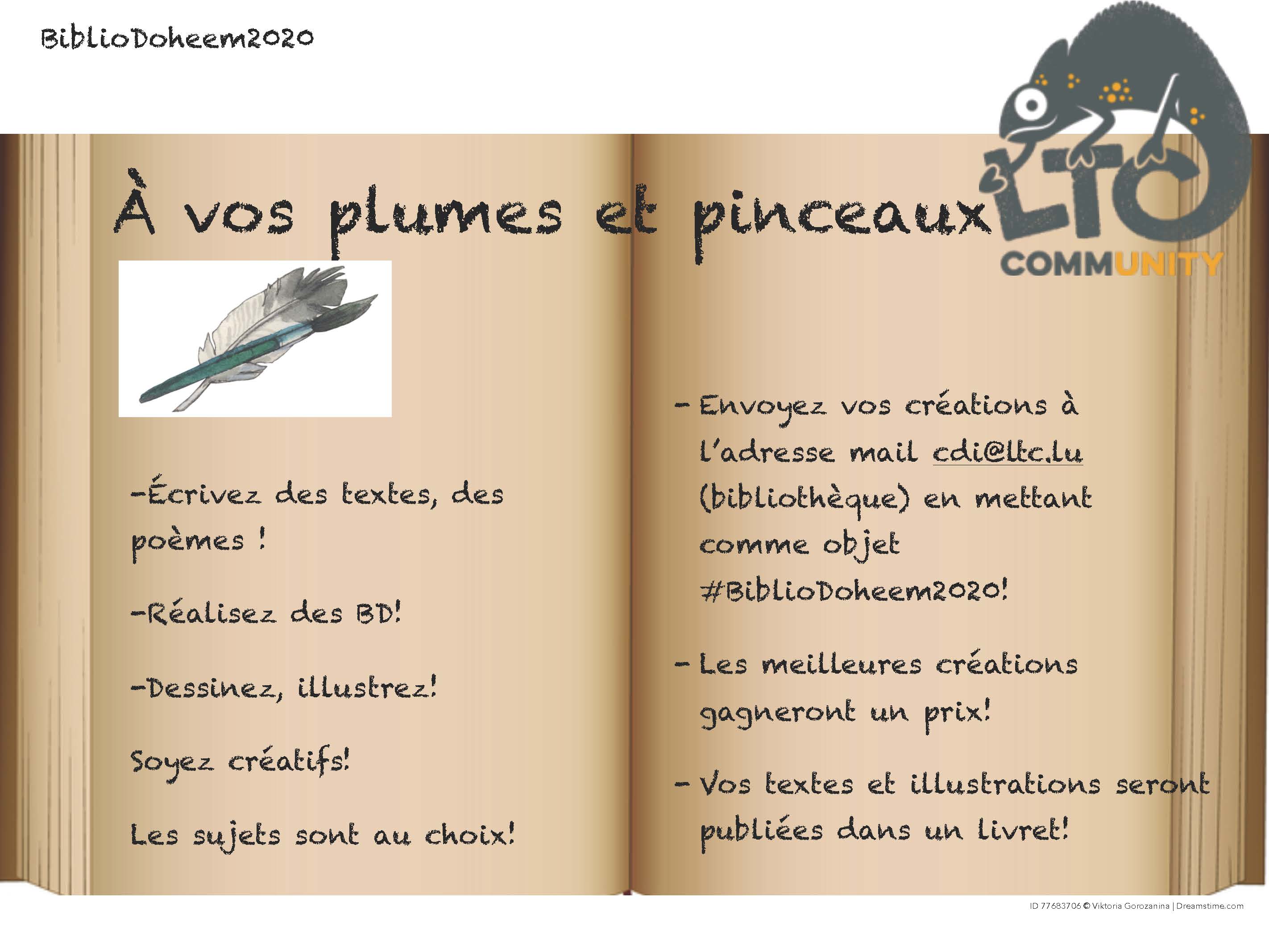 BiblioDoheem Projet écriture