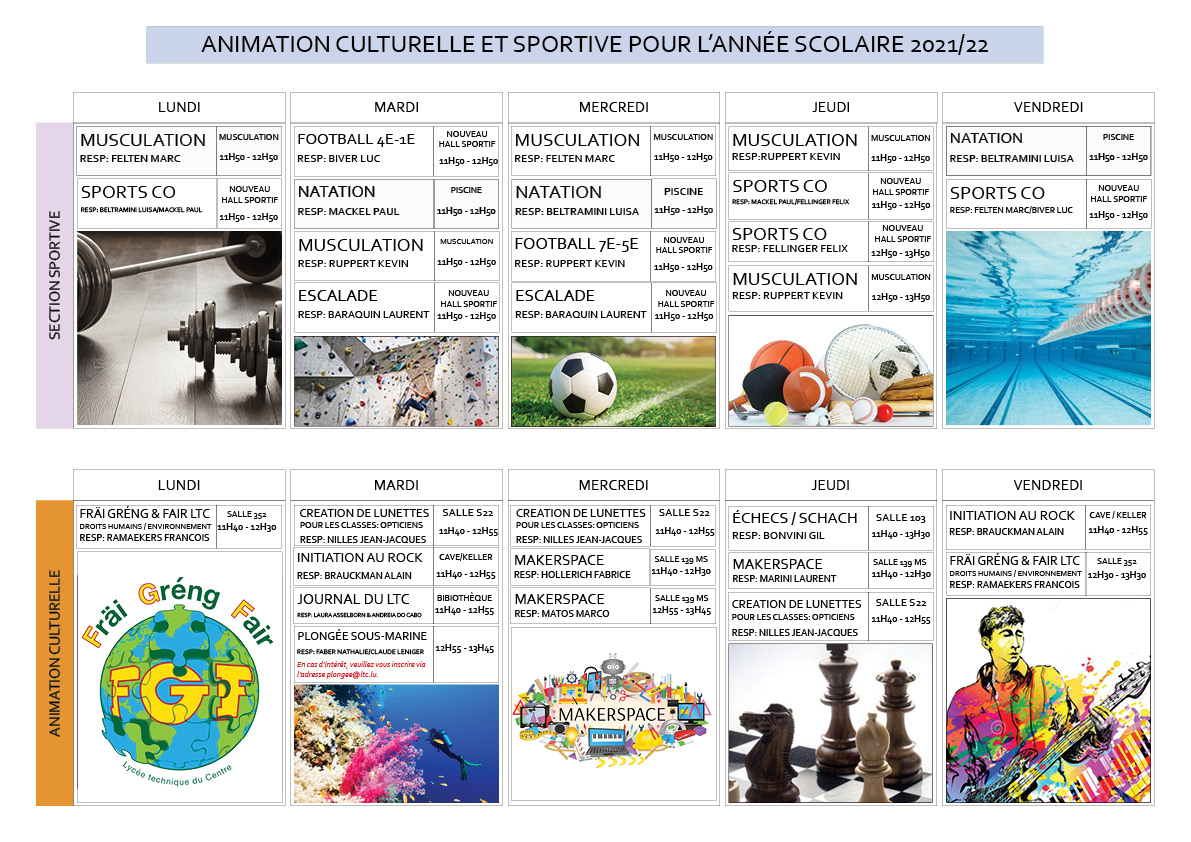 Animation culturelle 2021