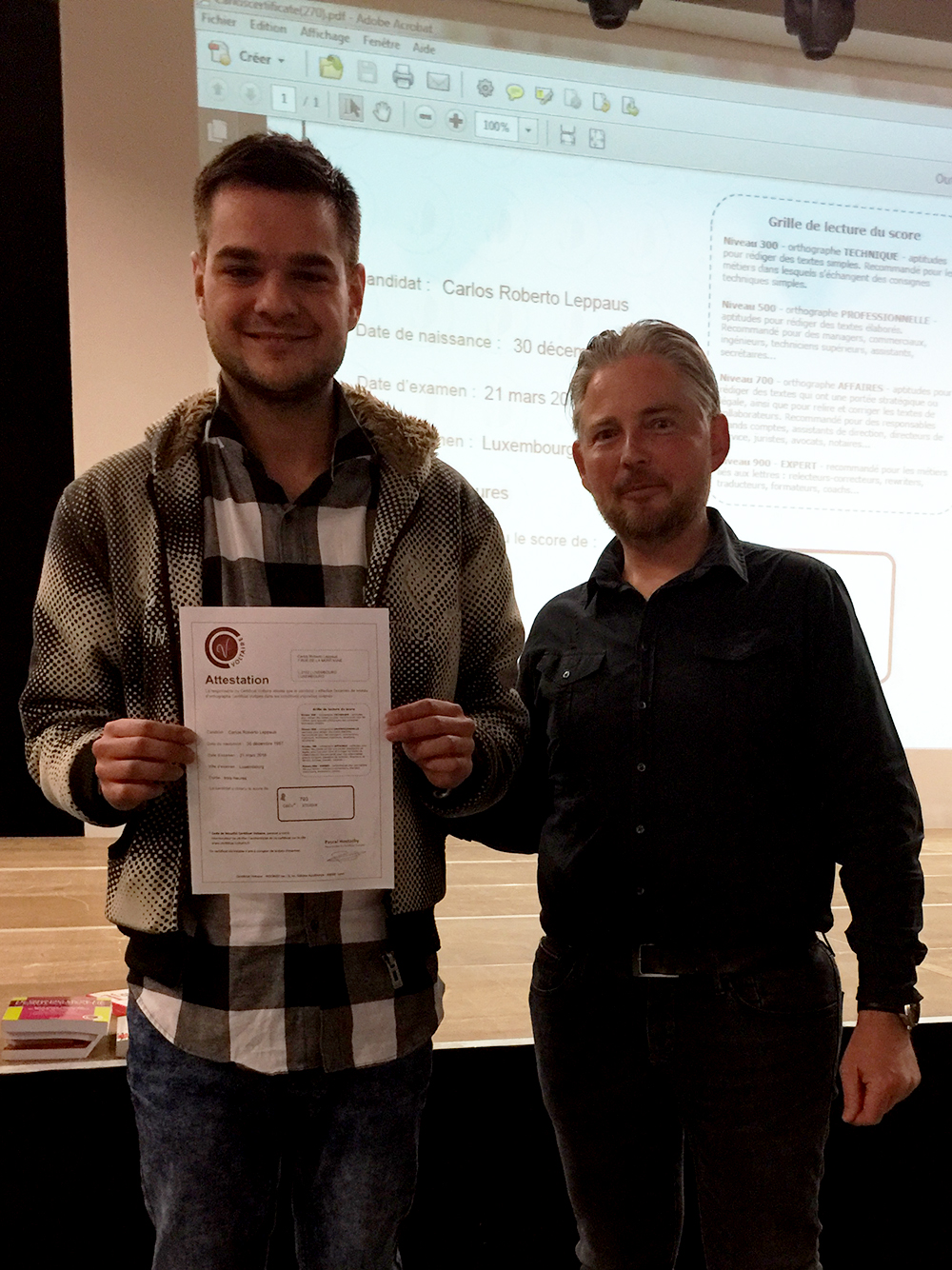 Certification Voltaire du 21 mars 2016 1