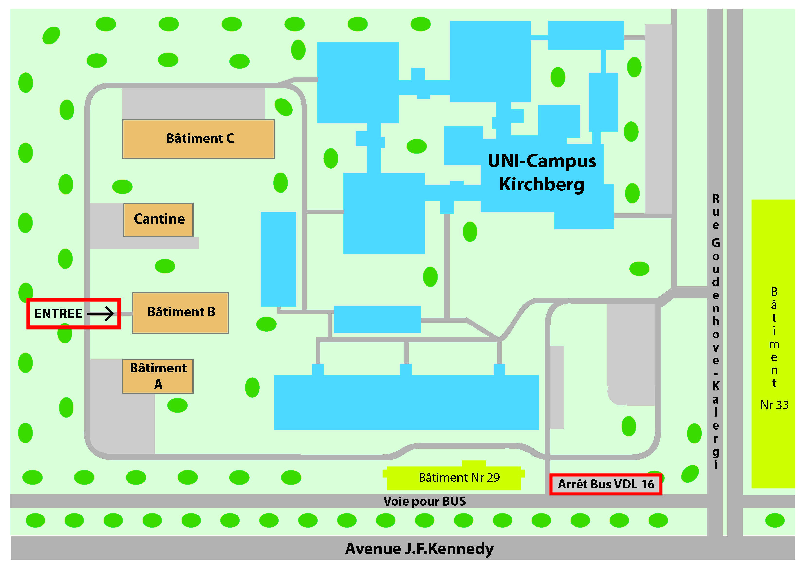Plan LTC Annexe Kirchberg